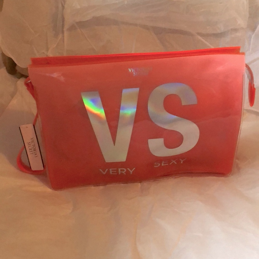 NWT Victoria’s Secret Very Sexy bag. Swimsuit, Cosmetics 9 1/4 L 6 3/4 H x 2 3/4